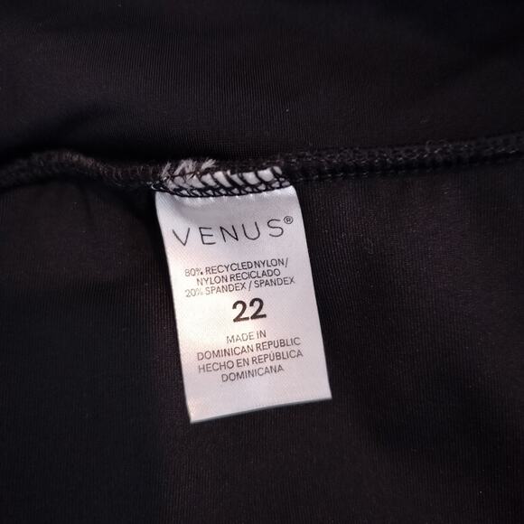 Venus Sensational Swim Skirt Ruched Black Pull On - Picture 8 of 9